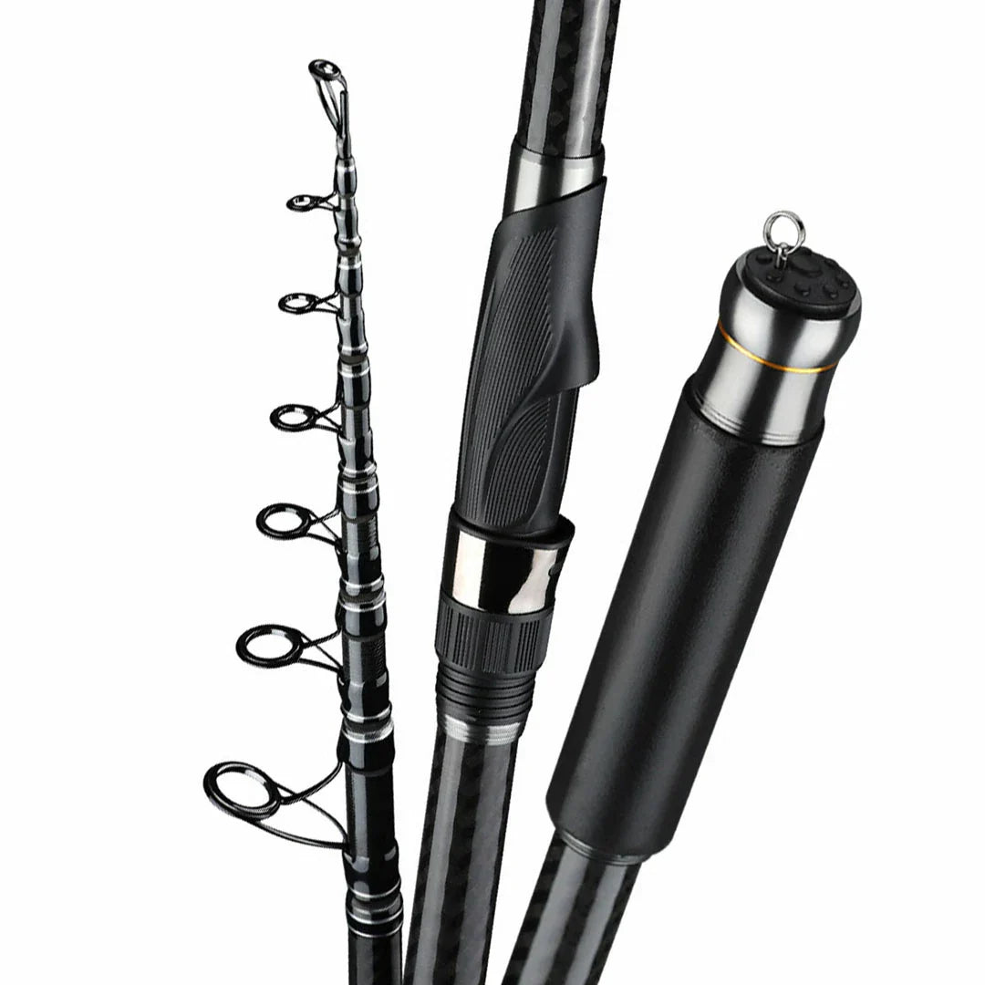 Carbon Fiber Fishing Rod with Telescopic Design