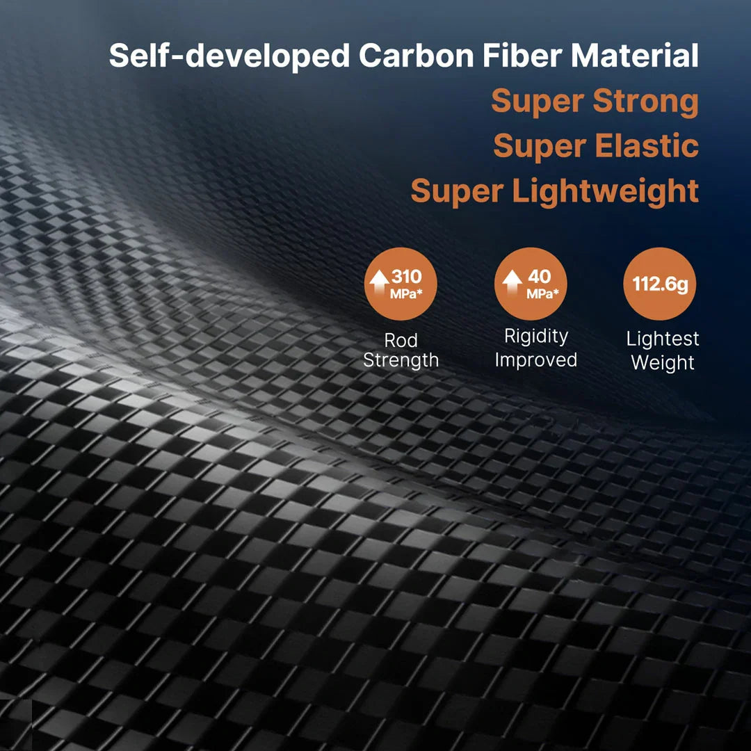 Carbon Fiber Fishing Rod with Telescopic Design