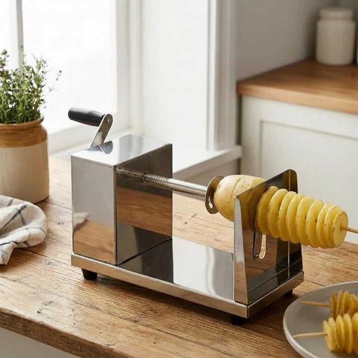 Stainless Steel Spiral Cutter for Uniform Spiral Shapes