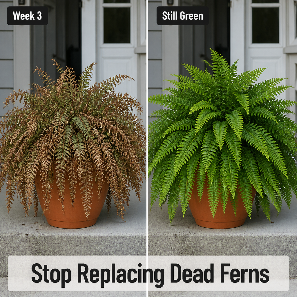 VeraFern™ — Fill Your Porch With Forever-Green Ferns That Never Need Watering