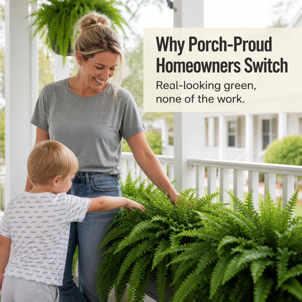 VeraFern™ — Fill Your Porch With Forever-Green Ferns That Never Need Watering