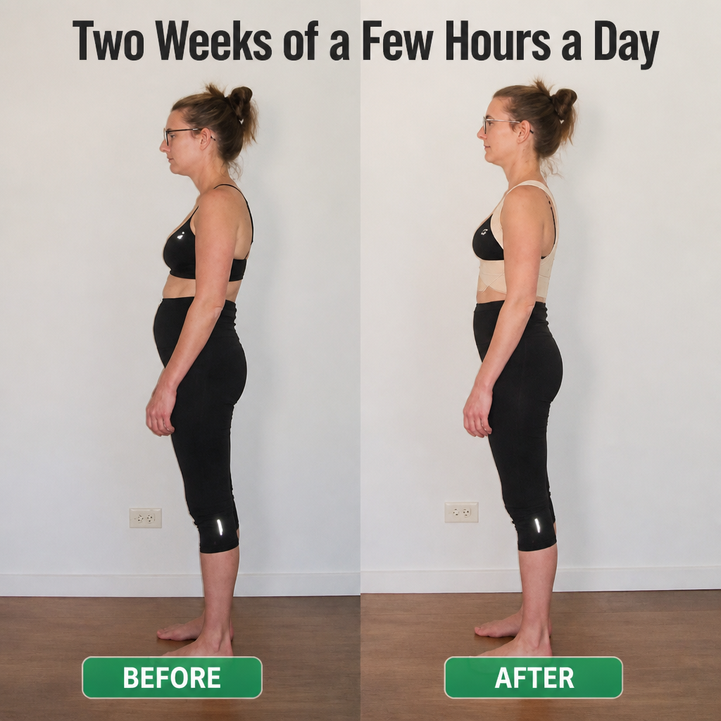 VertoLift™ — Sit and Stand Straighter Without the Armpit-Digging, Slipping Brace