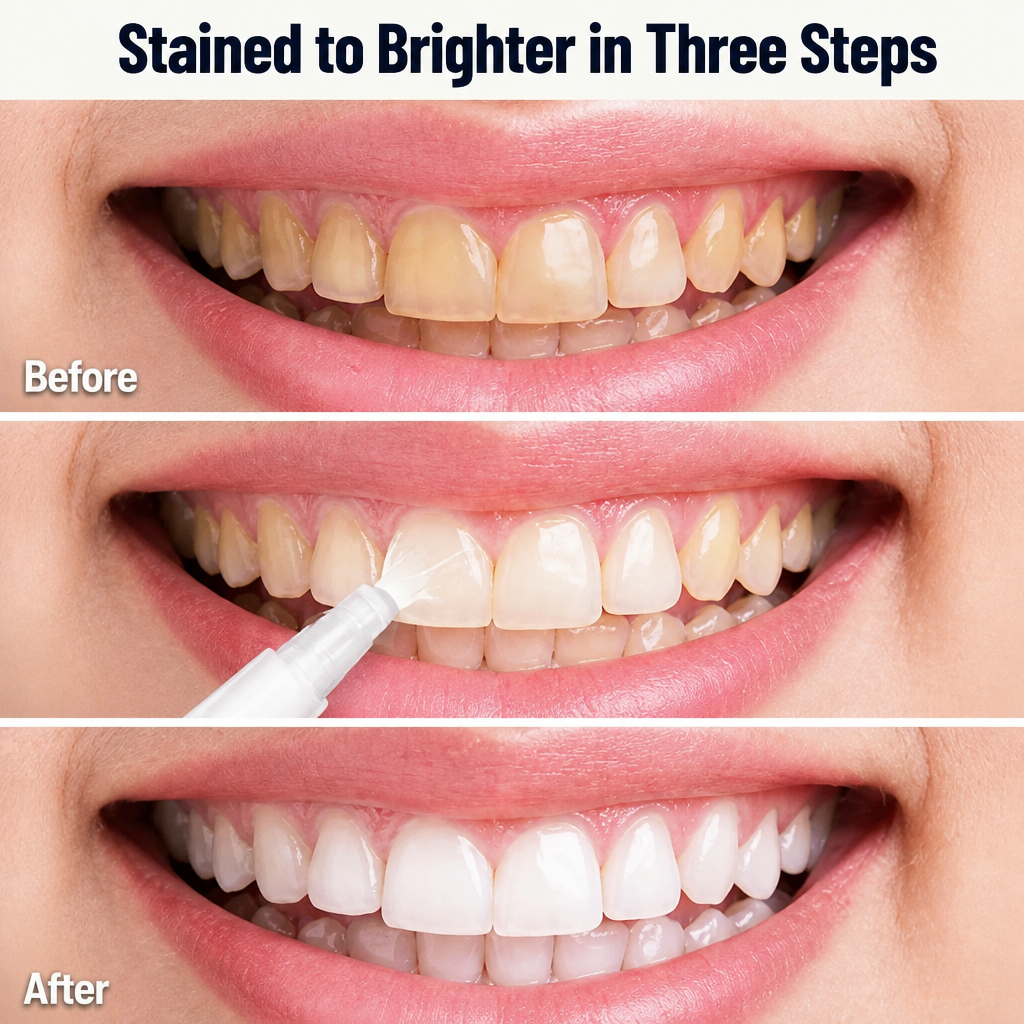 BrillaAura™ — Brighten Coffee & Wine Stains in 10 Minutes, Zero Sensitivity Zing