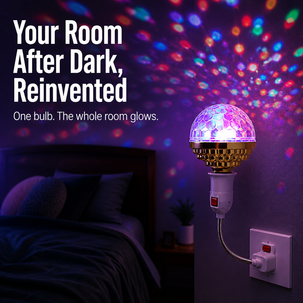 LumaPulse™ — Flood Any Room with Spinning Color in One Quick Twist