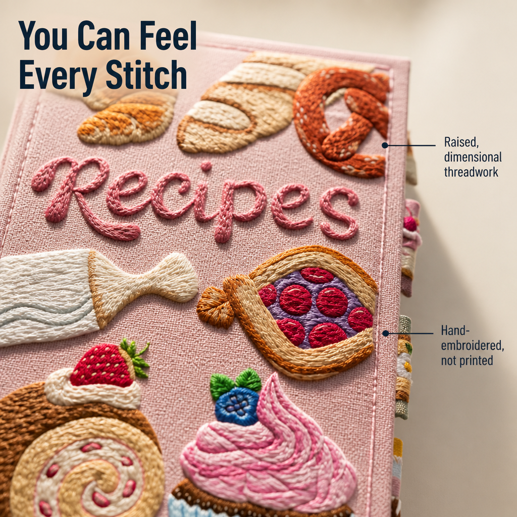 SavoraCraft™ — Stitch Your Family Recipes Into a Keepsake Worth Passing Down