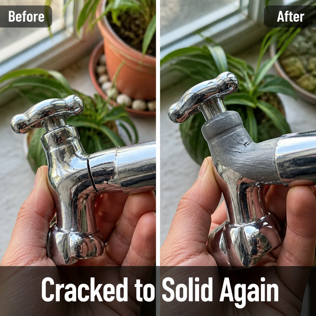 IronHold™ — Patch Cracks, Holes & Snapped Metal Without Calling a Plumber
