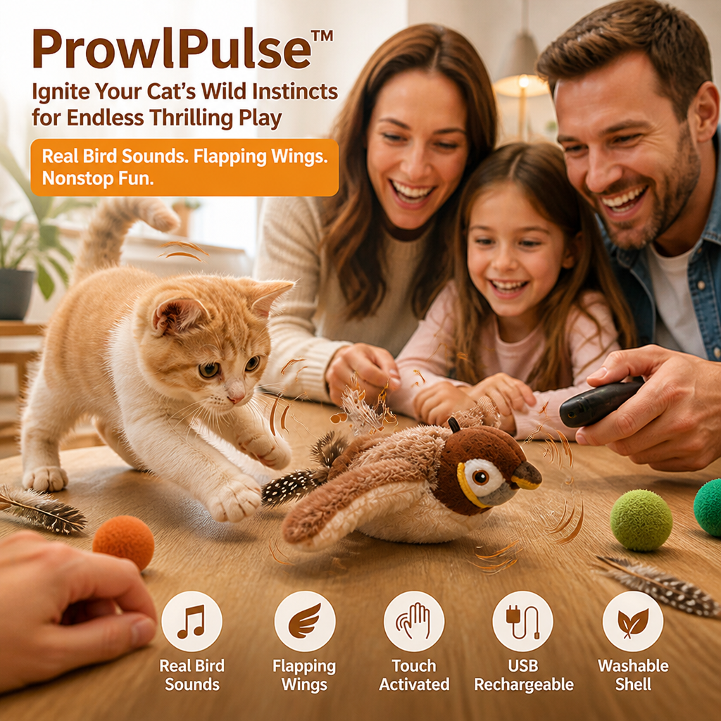 ProwlPulse™ — Reignite the Hunt Your Bored Indoor Cat Keeps Begging For