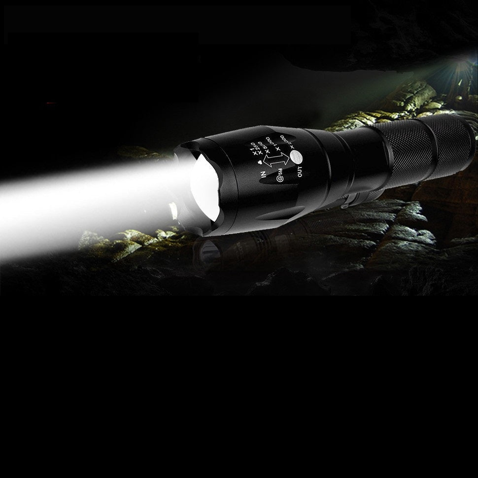 High Brightness LED Tactical Flashlights – Set of 2 with 5 Settings
