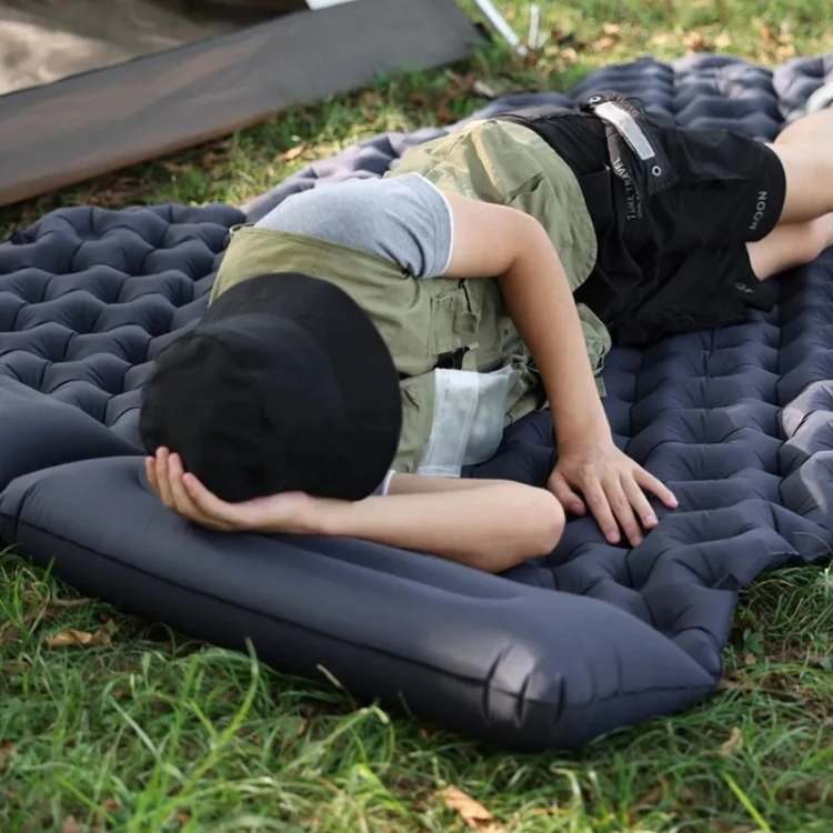 Inflatable Sleeping Pad for Two with Quick-Inflation Pump