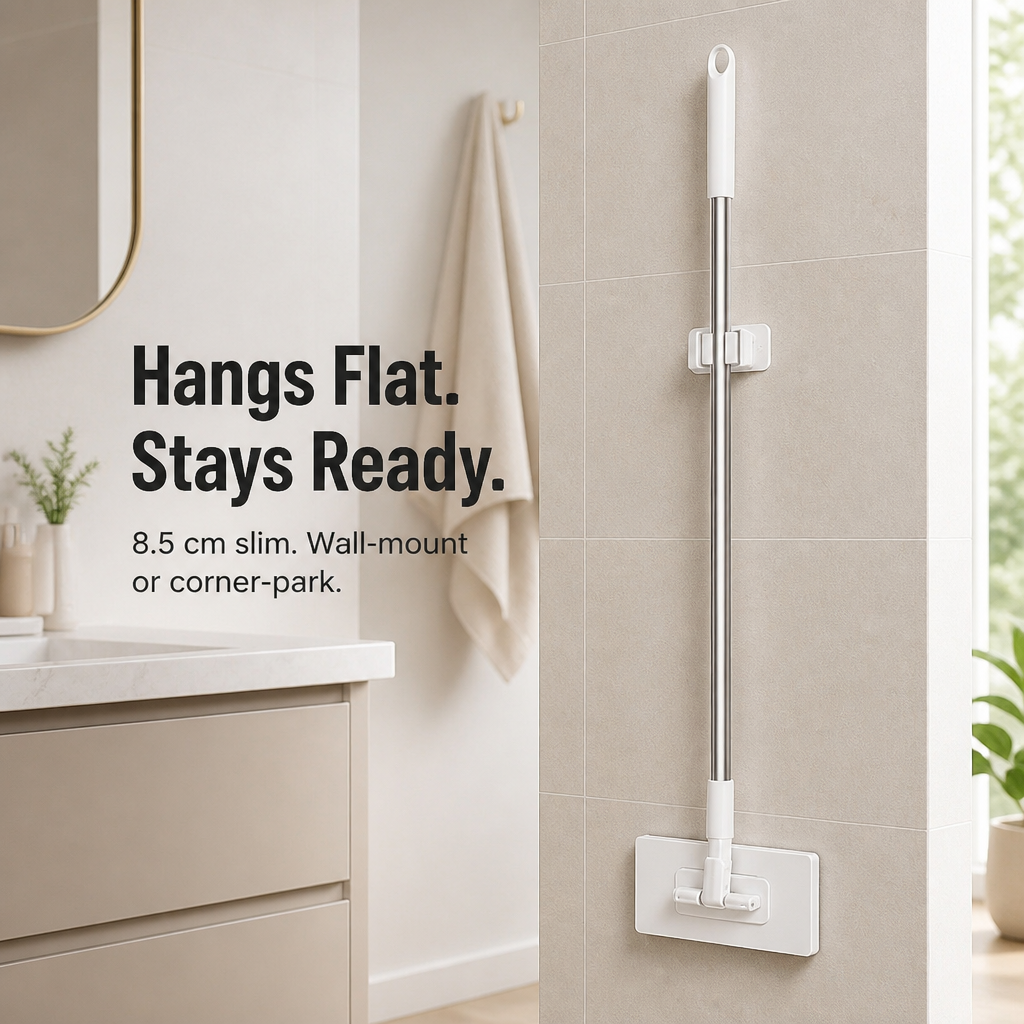 SwiftSweepPro™ — Clip Any Cloth, Sweep Any Floor, Skip the Refill Aisle for Good