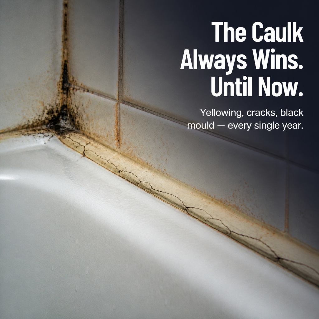 AquaShield™ — Reseal Bathroom and Kitchen Edges Without a Caulk Gun