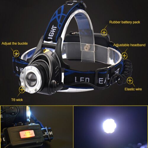 Rechargeable LED Headlamp - Bright Light for Outdoor Activities