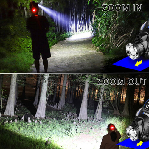 Rechargeable LED Headlamp - Bright Light for Outdoor Activities