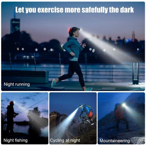 Rechargeable LED Headlamp - Bright Light for Outdoor Activities
