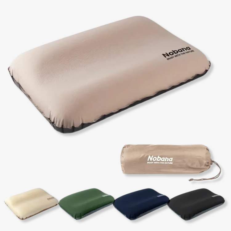 Ergonomic Inflatable Camping Pillow