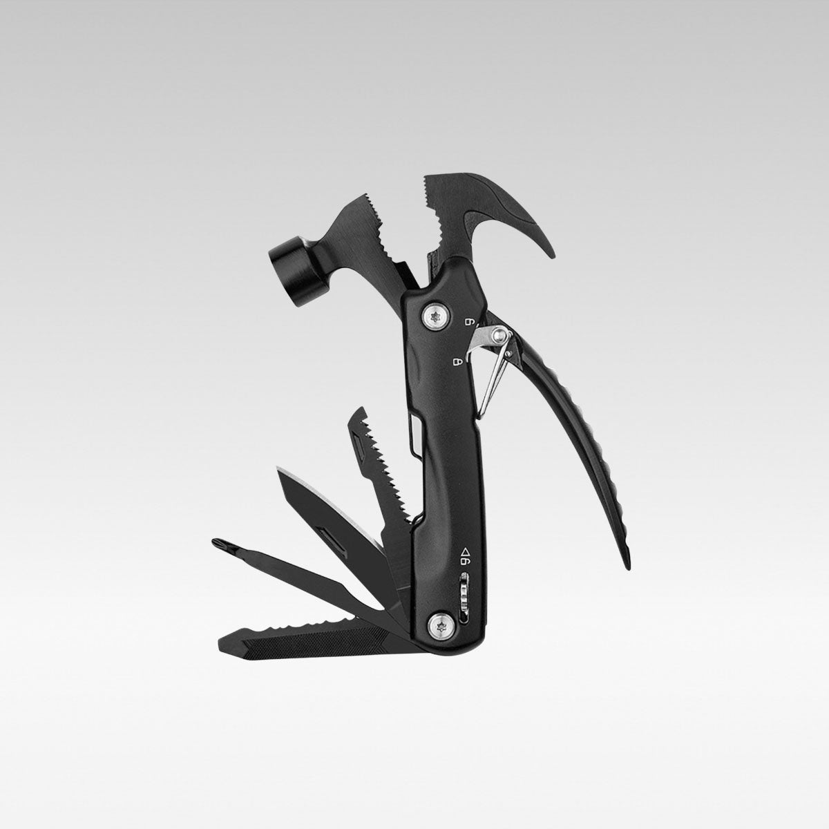 Multitool Hammer with 13 Functions for Outdoor Camping