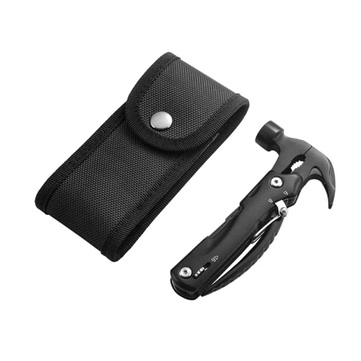 Multitool Hammer with 13 Functions for Outdoor Camping