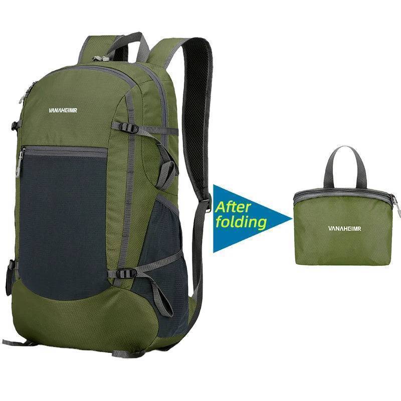 Lightweight 18L Collapsible Backpack for Outdoor Activities and Travel