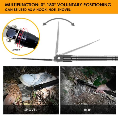 Folding Shovel for Outdoor Adventures - 19 Functions in One Tool