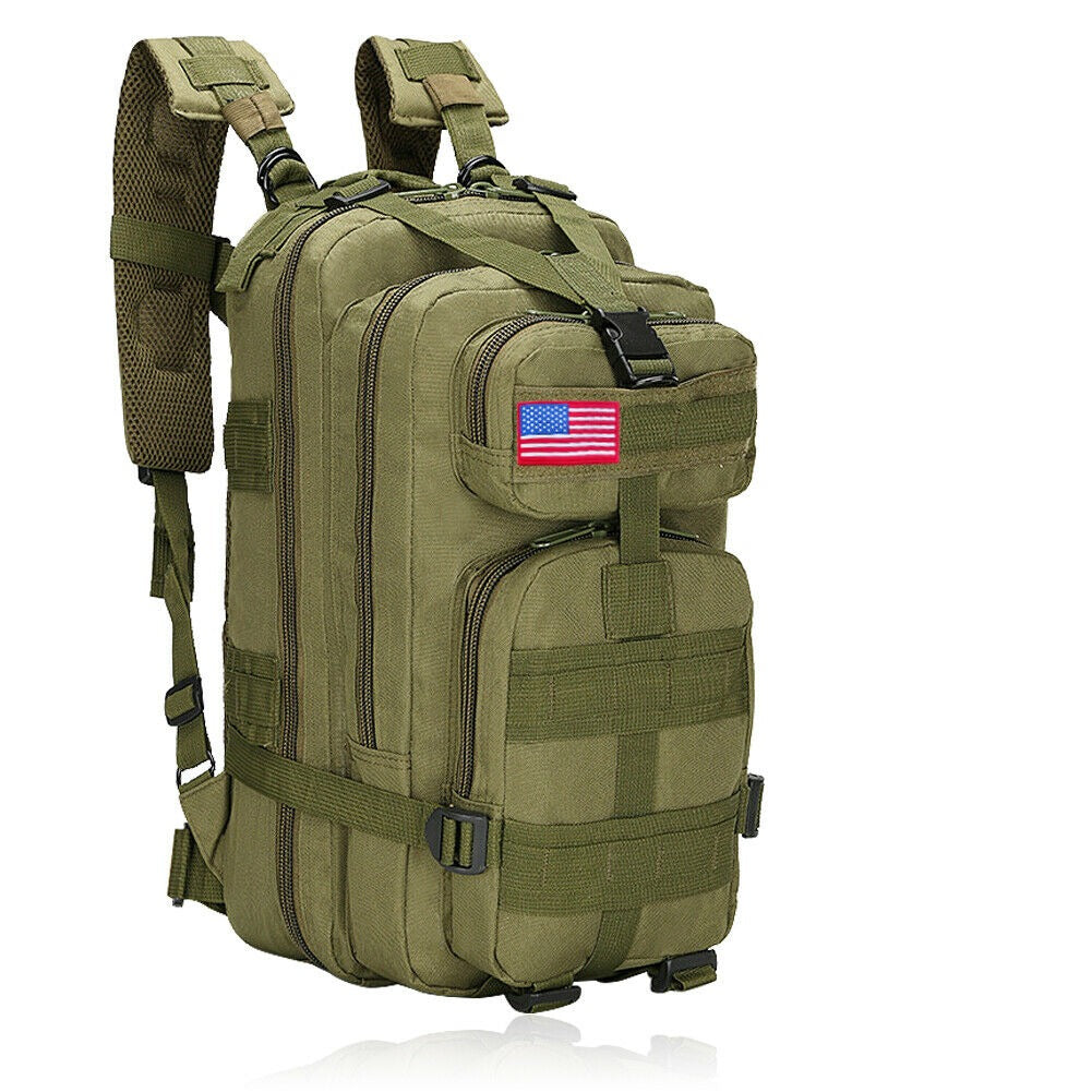 30L Tactical Rucksack - Waterproof Military Backpack