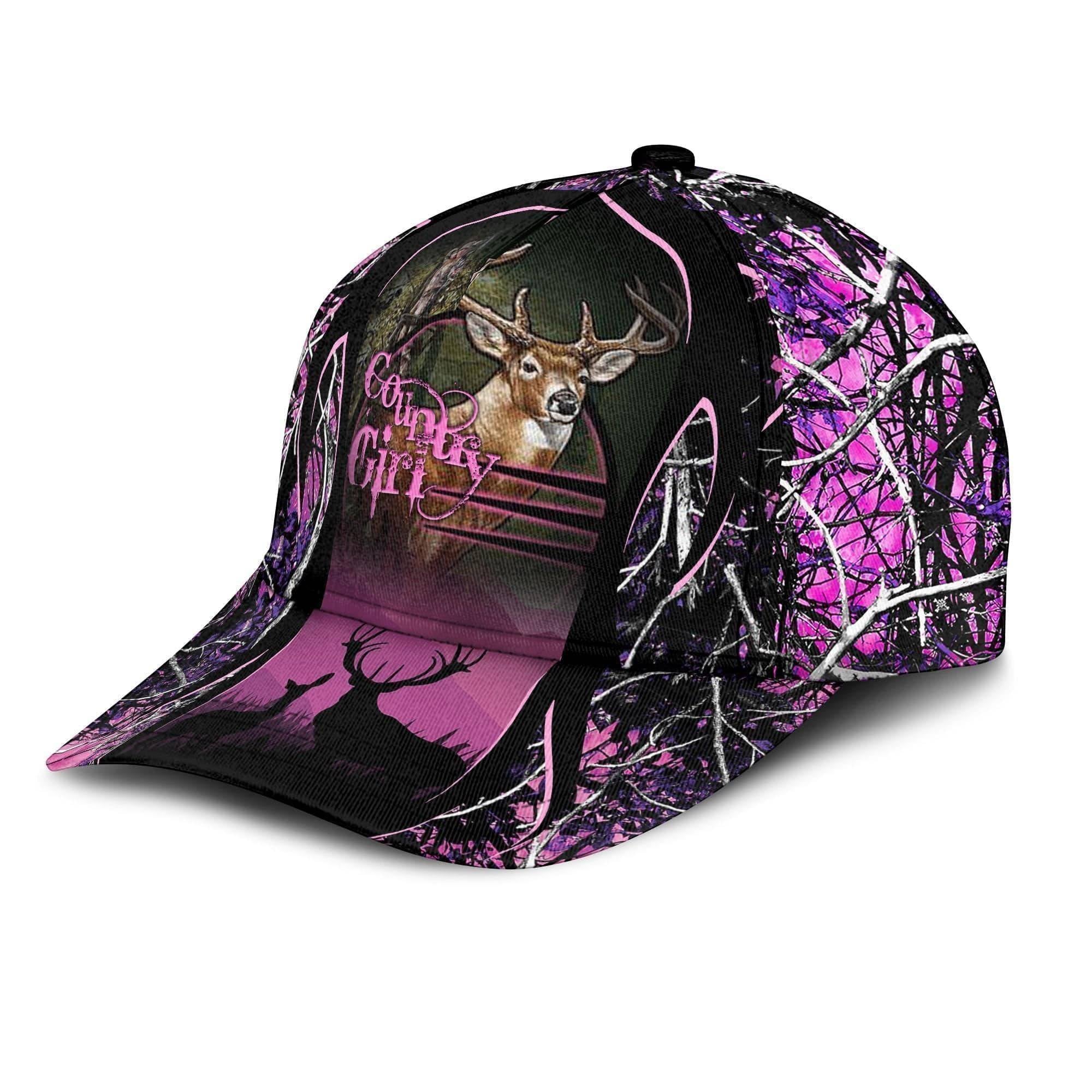 Baseball Cap featuring 3D Deer Hunter Design