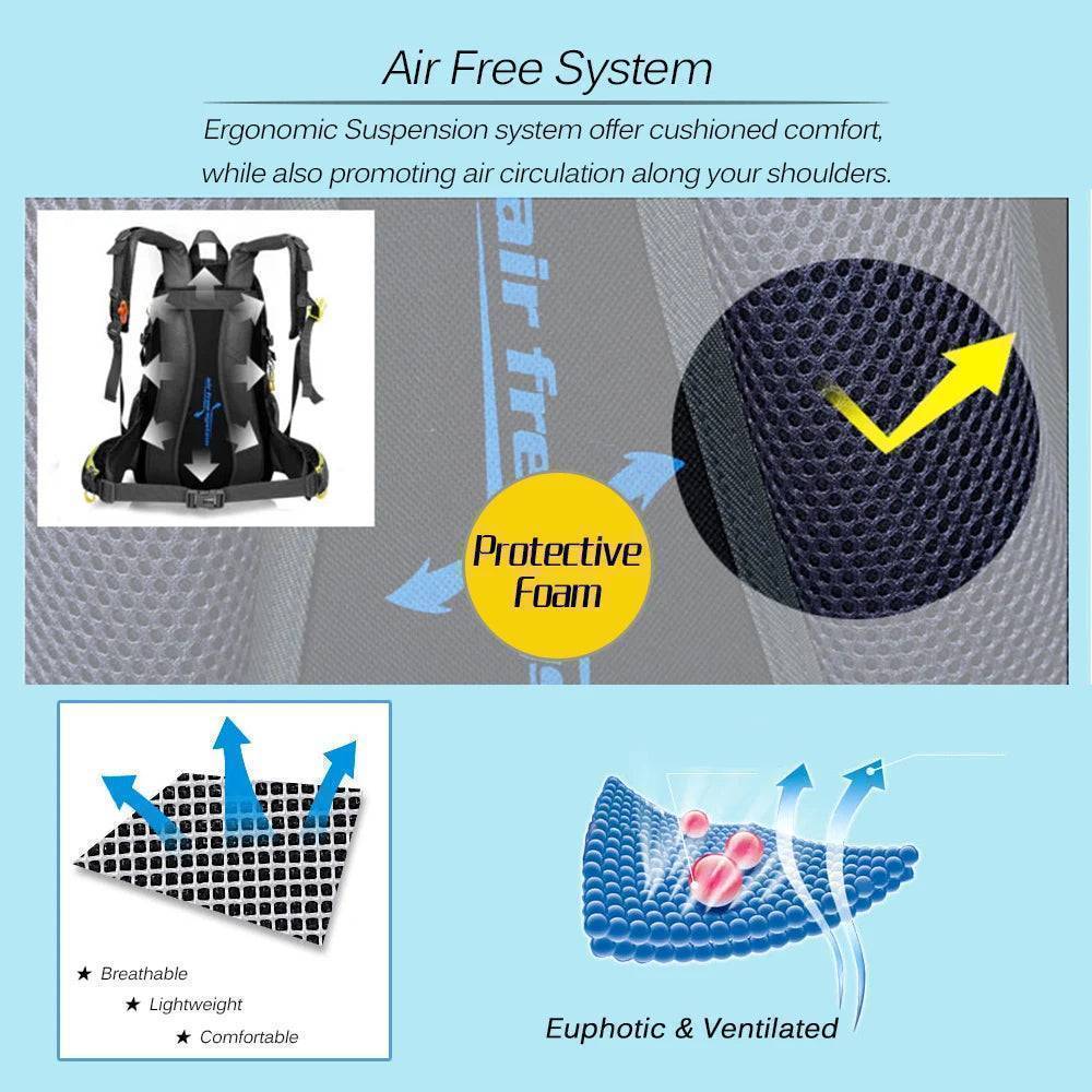 Outdoor Travel Backpack 40L - Water-Resistant Design