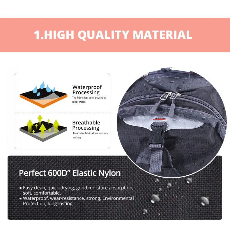 Waterproof 40L Backpack for Hiking and Travel