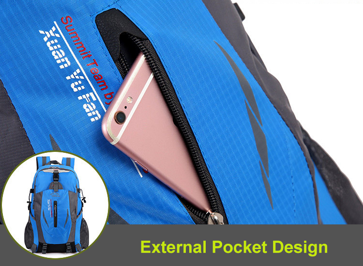 Waterproof 40L Backpack for Hiking and Travel