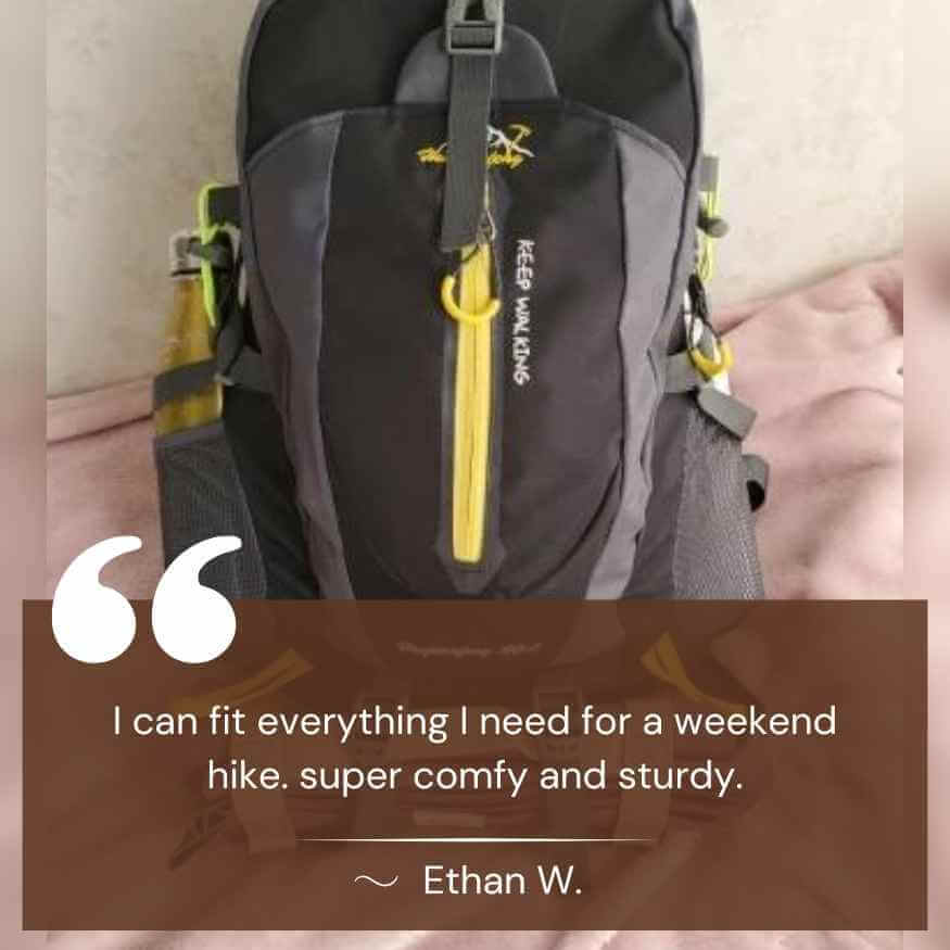 Waterproof Backpack for Hiking – 40L Capacity