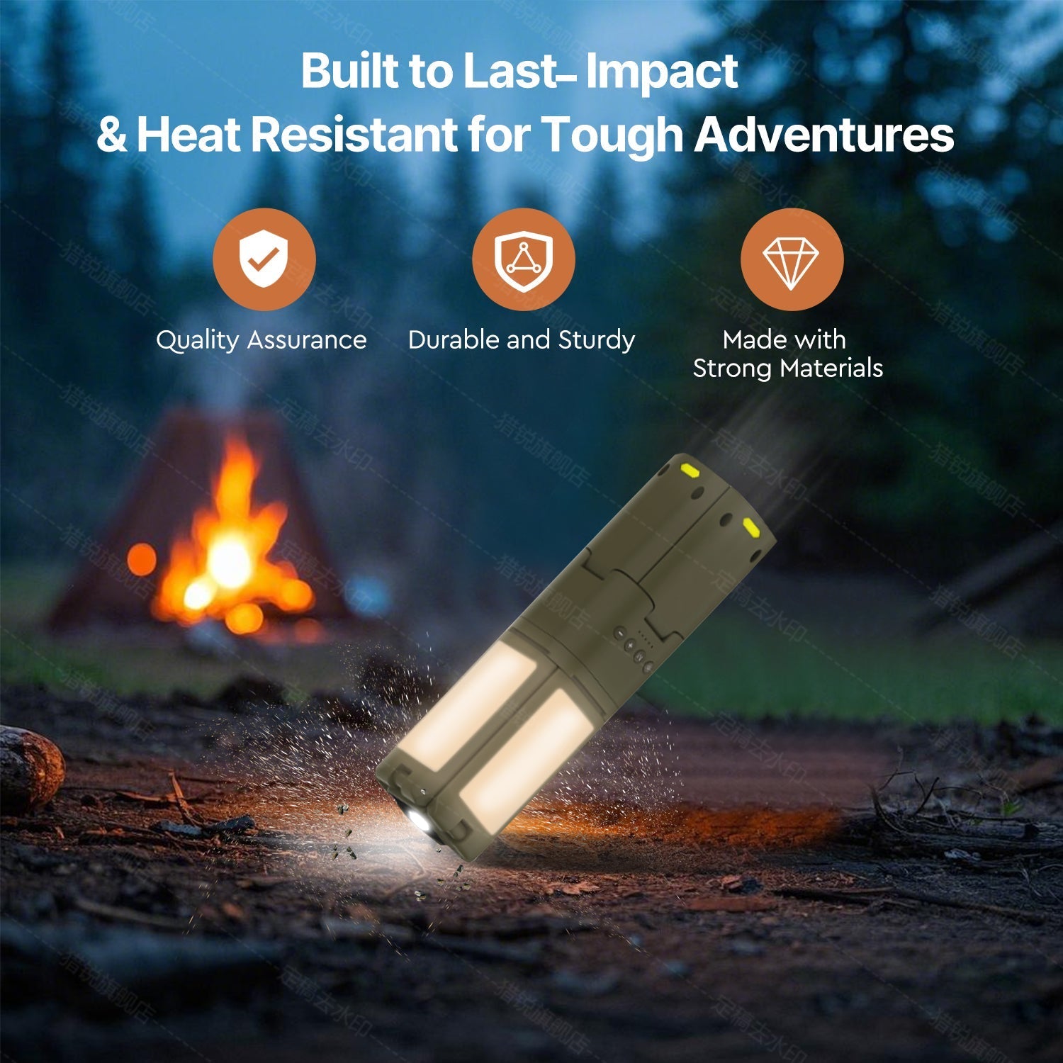 Telescopic Light for Camping - 4800 Lumens Brightness