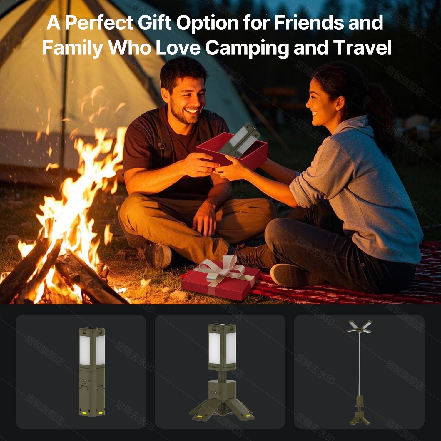 Telescopic Light for Camping - 4800 Lumens Brightness