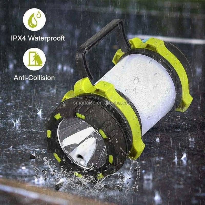 Rechargeable Camping Lantern and Power Bank - 6 Functions
