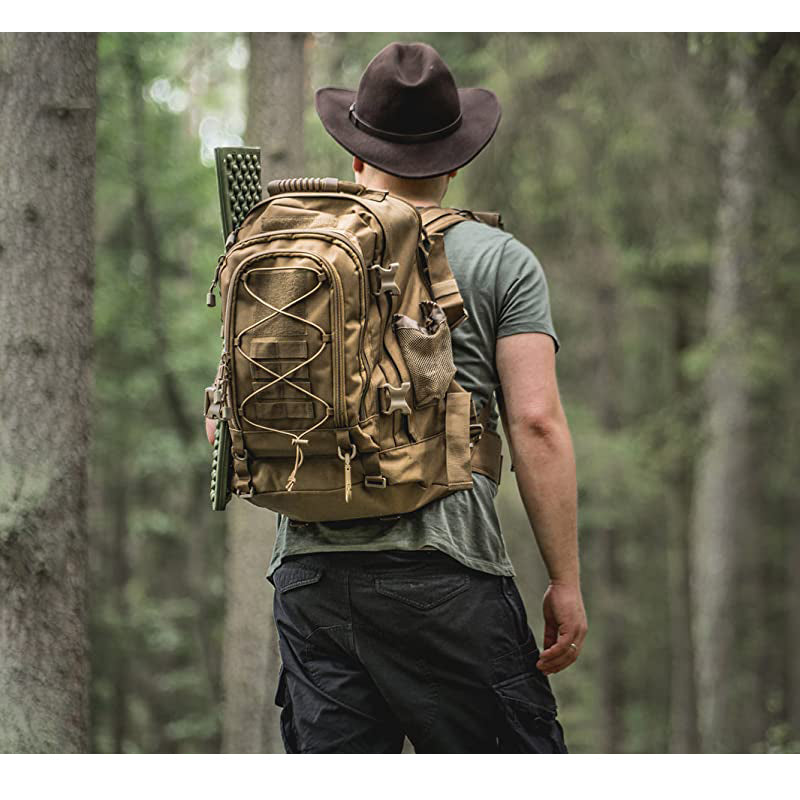Expandable 60L Tactical Backpack for Outdoor Adventures