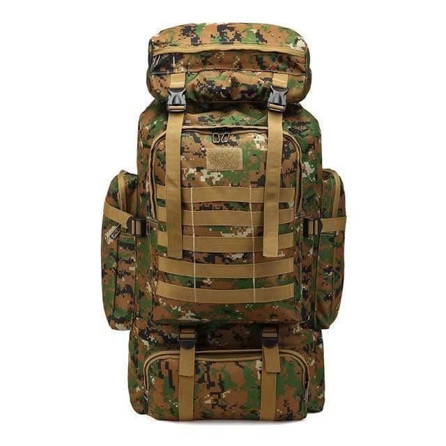 Outdoor Adventure Backpack - 60L Tactical Gear for Exploration