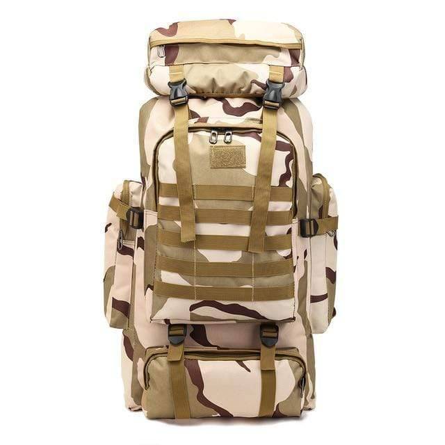 Outdoor Adventure Backpack - 60L Tactical Gear for Exploration