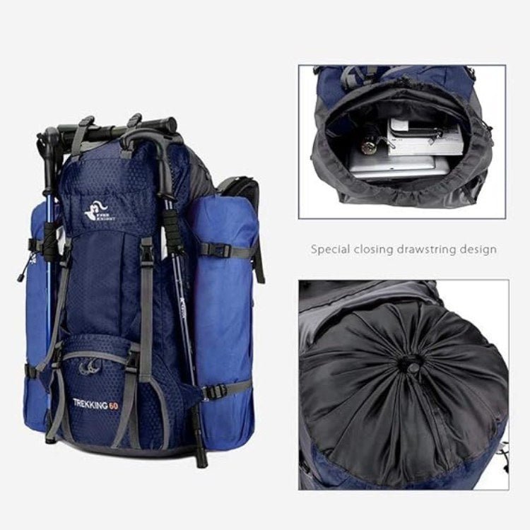Outdoor Adventure Backpack 60L - Waterproof for Hiking