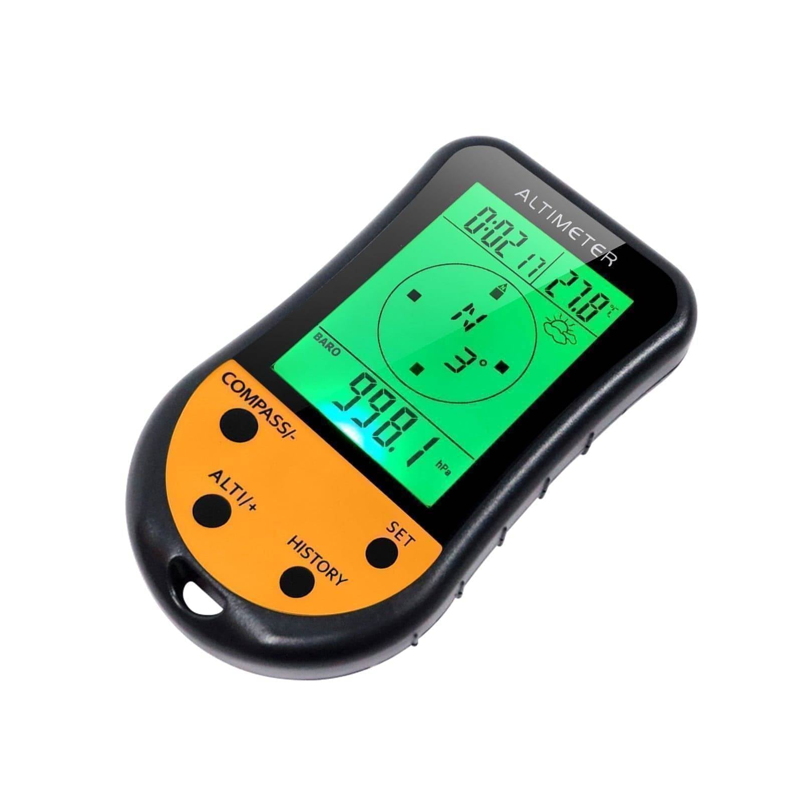 Digital Altimeter with Barometer, Compass, and 8 Functions