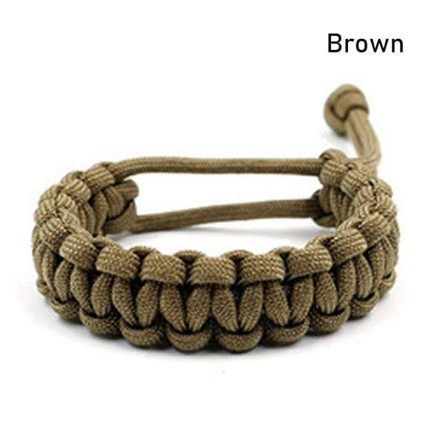 Survival Bracelet with Adjustable Paracord Design