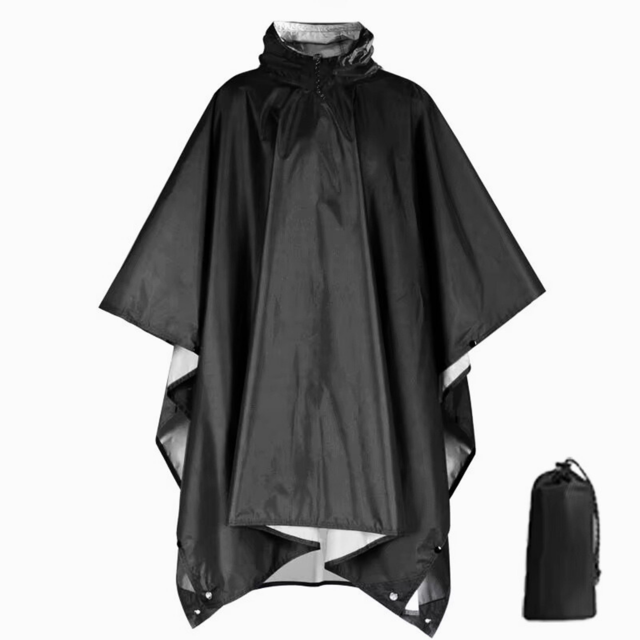 Versatile 3-in-1 Rain Poncho for All Seasons