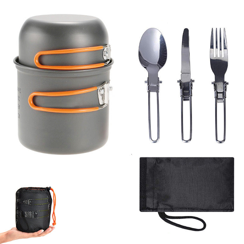 Portable Cooking Set for Camping Outdoors