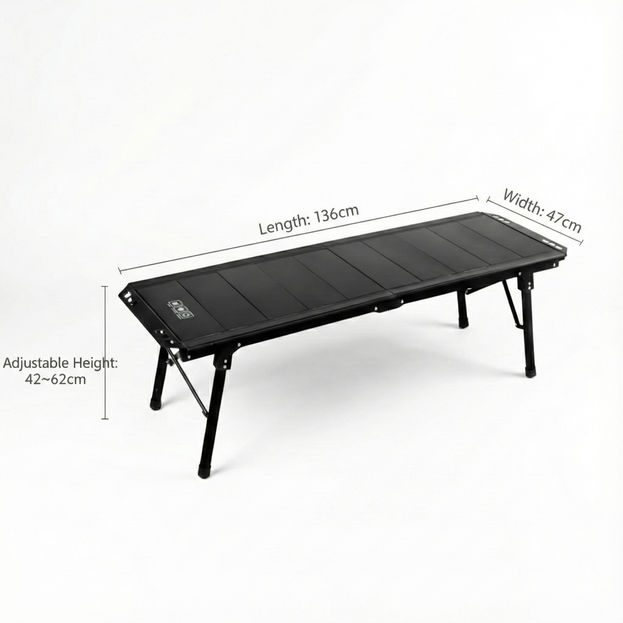 Folding Camping Table in Aluminum – Modular Design