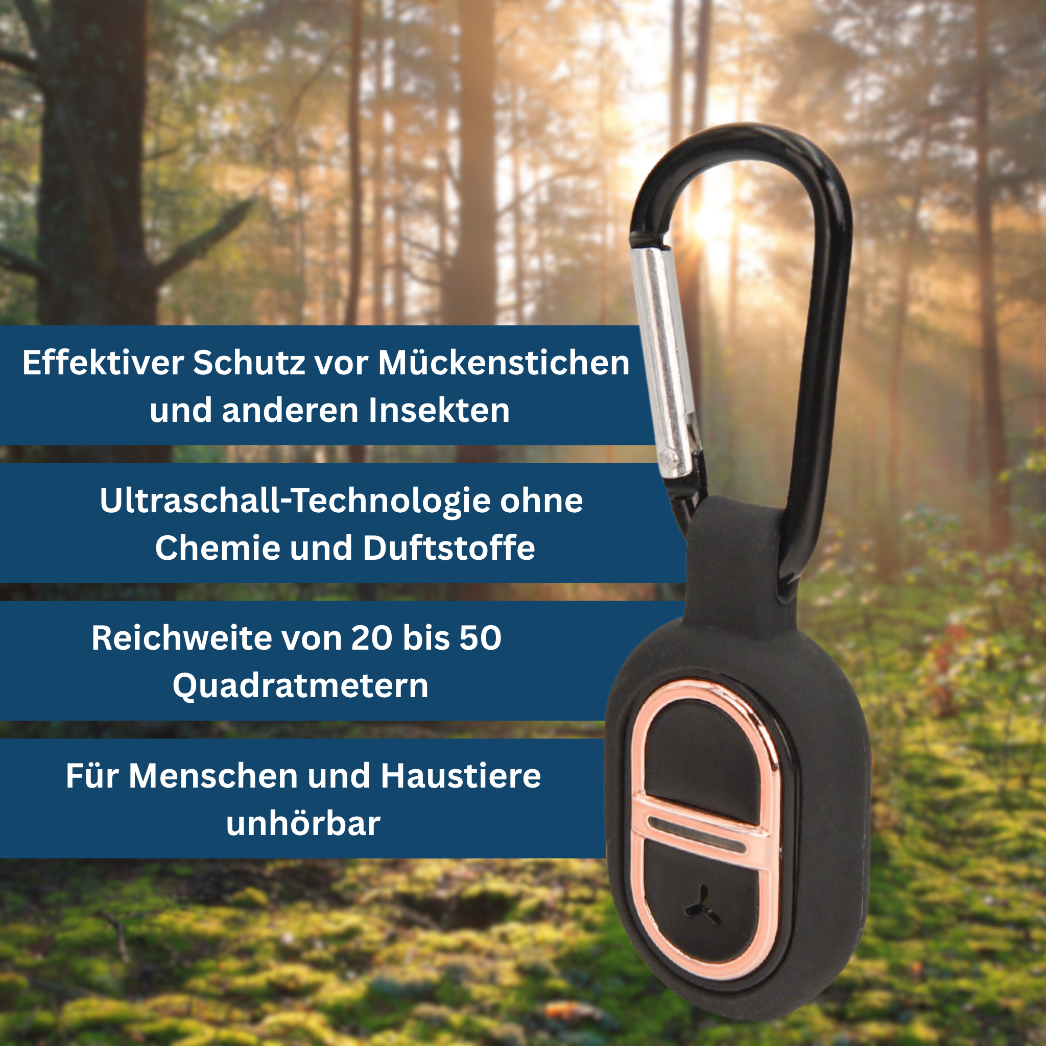 Mosquito Repellent Clip Pendant for Insect Protection