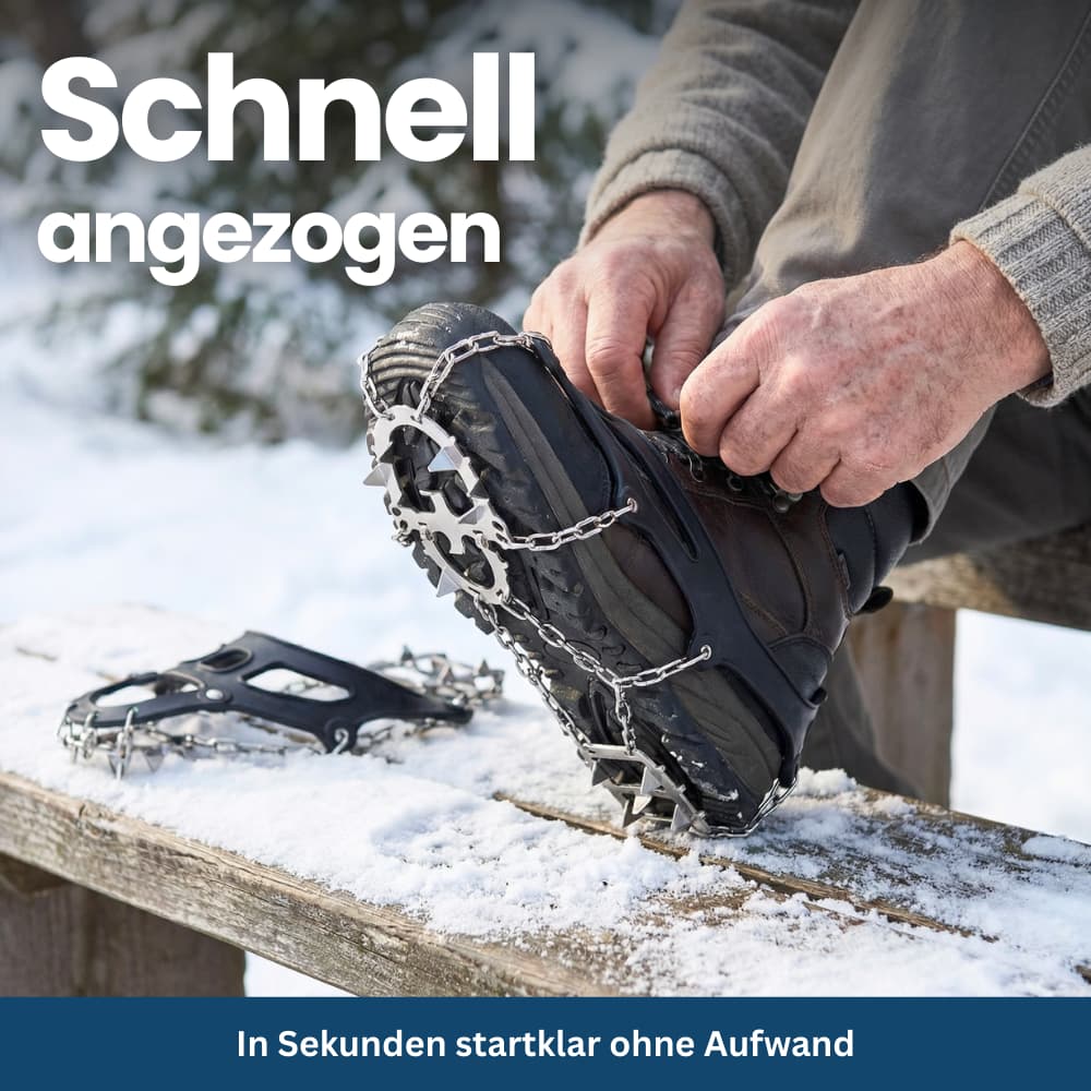 Winter Traction Ice Cleats with Anti-Slip Design