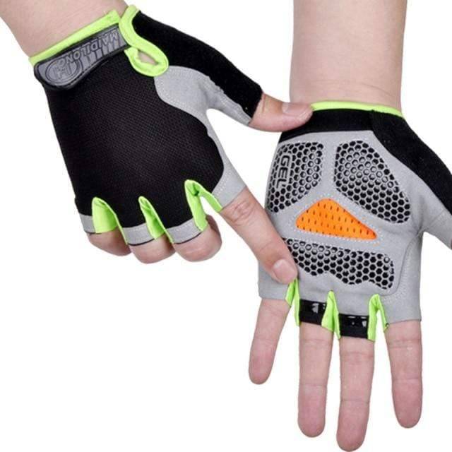 Cycling Gloves Without Fingers Featuring Improved Grip
