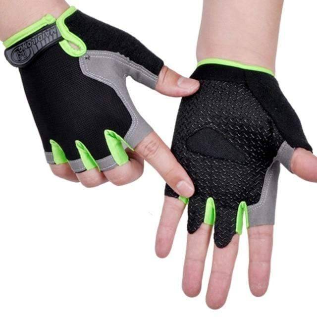 Cycling Gloves Without Fingers Featuring Improved Grip