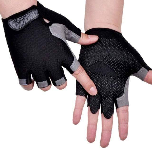 Cycling Gloves Without Fingers Featuring Improved Grip