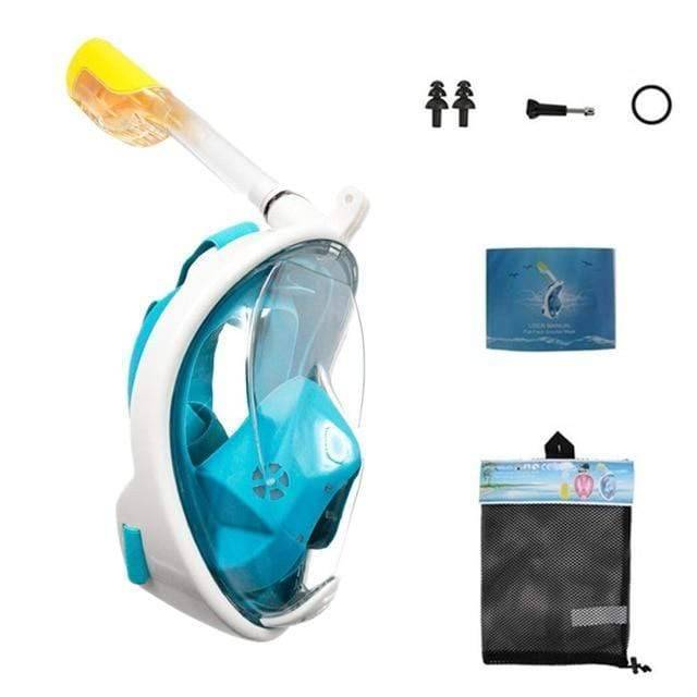 Underwater Exploration Full Face Diving Mask with Anti-Fog Feature