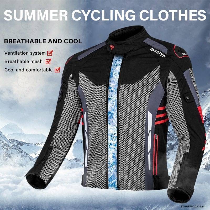CE Protective Mesh Jacket for Motorcycling