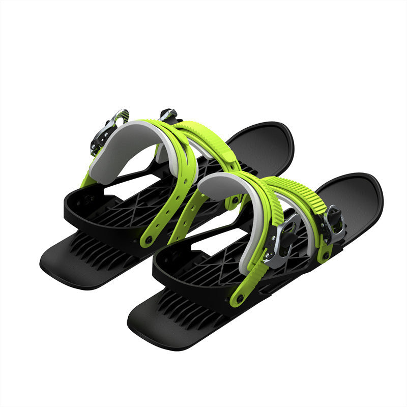 Compact Snow Skates for Adults and Children - Mini Skiing Gear
