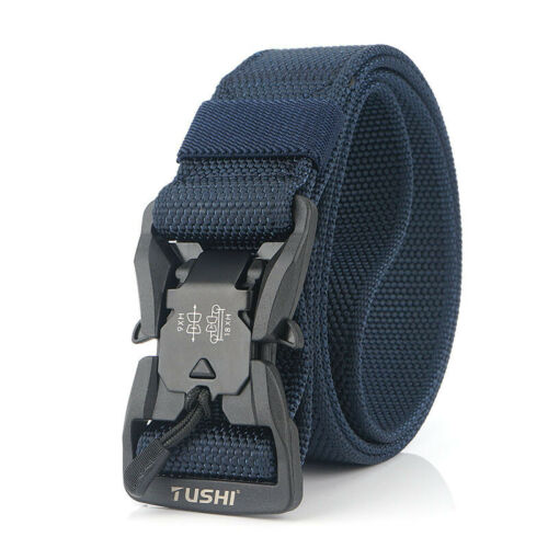 Tactical Web Belt in Durable Nylon with Quick-Release Buckle